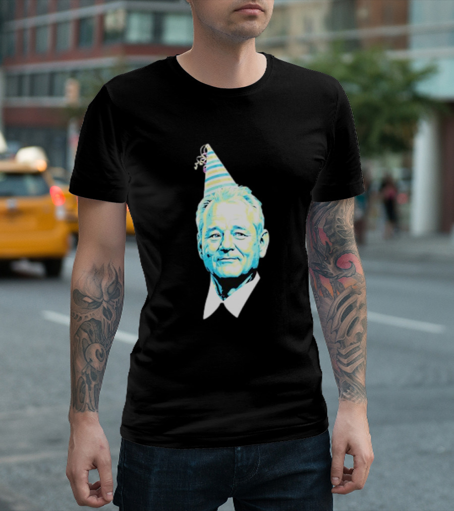 Retro Birthday Party Hat Bill T-Shirt