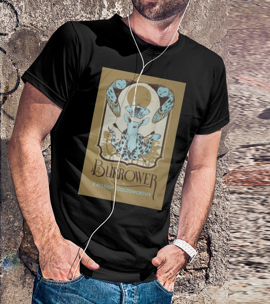 Burrower By Kayleigh Goldsworthy Owl And Giraffe T-Shirt