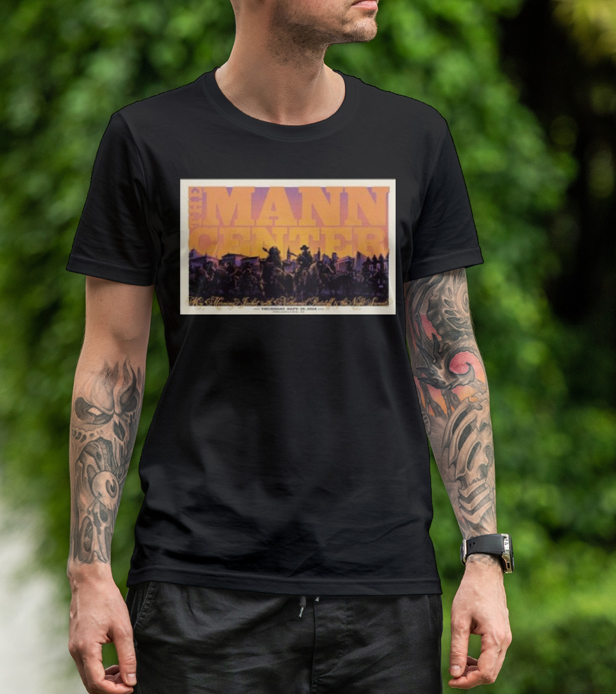 The Mann Center My Morning Jacket X Nathaniel Rateliff Live September 26 2024 Philadelphia PA T-Shirt