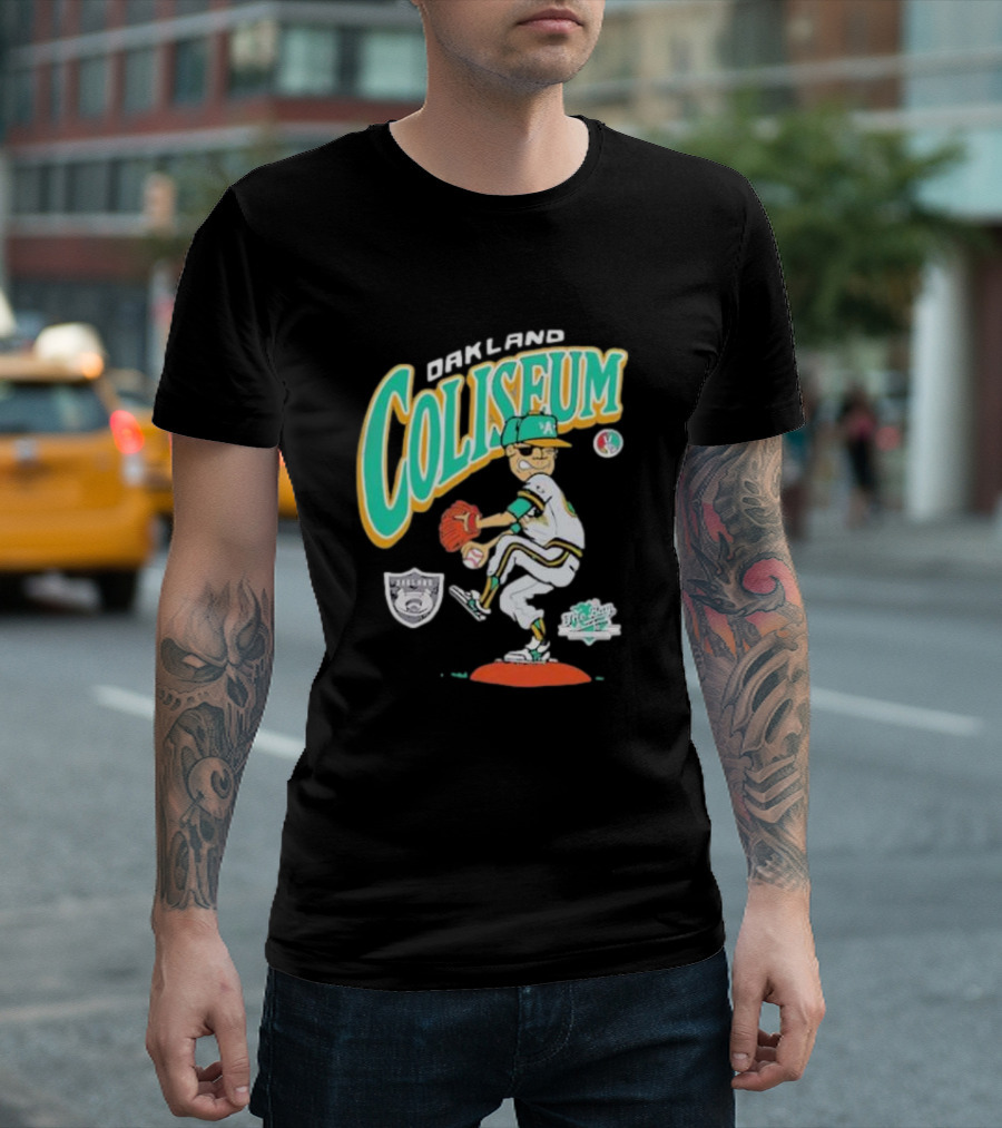 Oakland Coliseum Athletics Baseball Big Game T-Shirt
