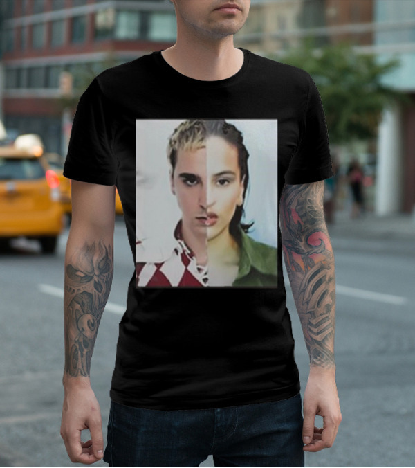 Rosalia Omega Split Face Artistic T-Shirt