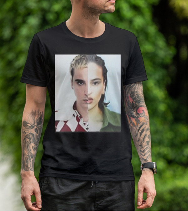 Rosalia Omega Split Face Artistic T-Shirt