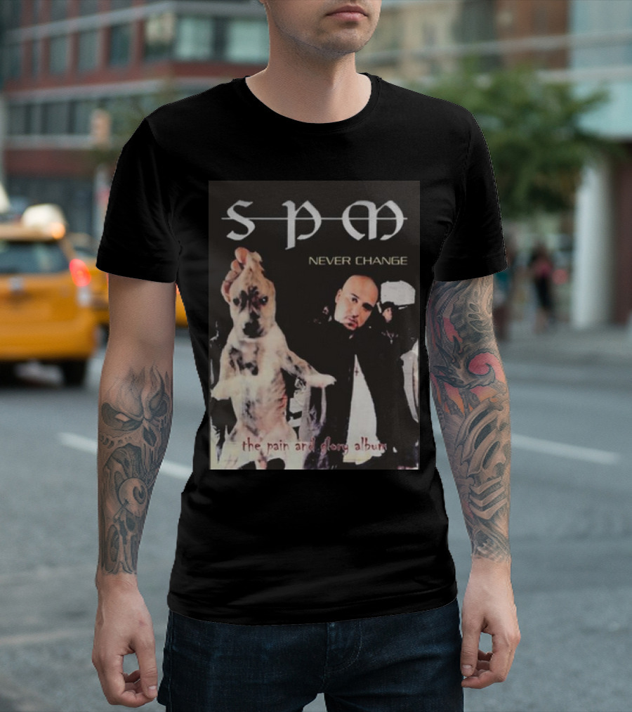 SPM Never Change The Pain And Glory Album T-Shirt