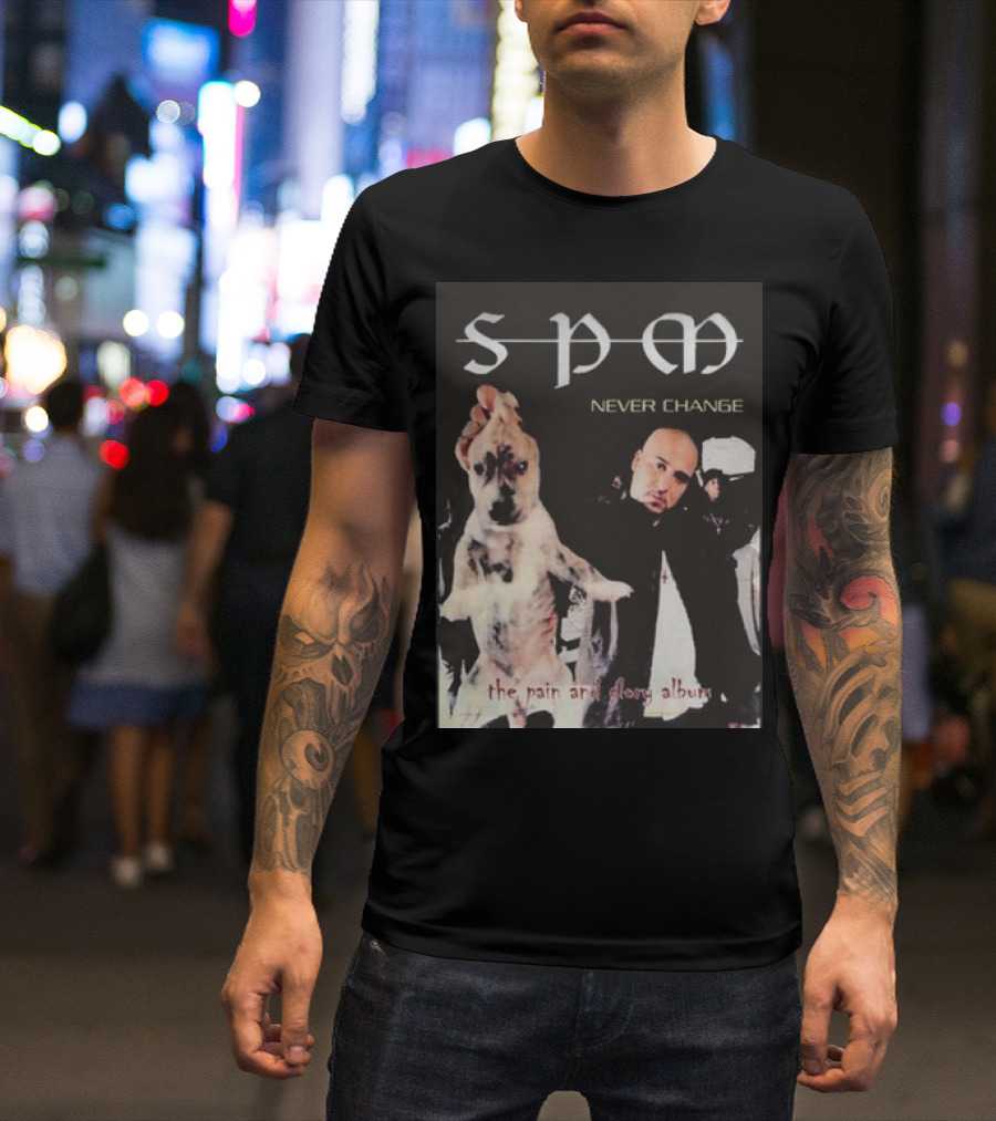SPM Never Change The Pain And Glory Album T-Shirt