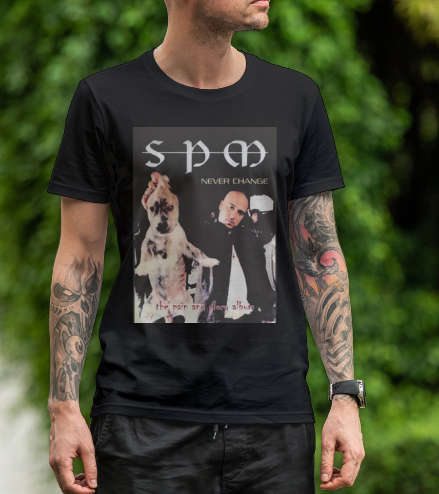 SPM Never Change The Pain And Glory Album T-Shirt
