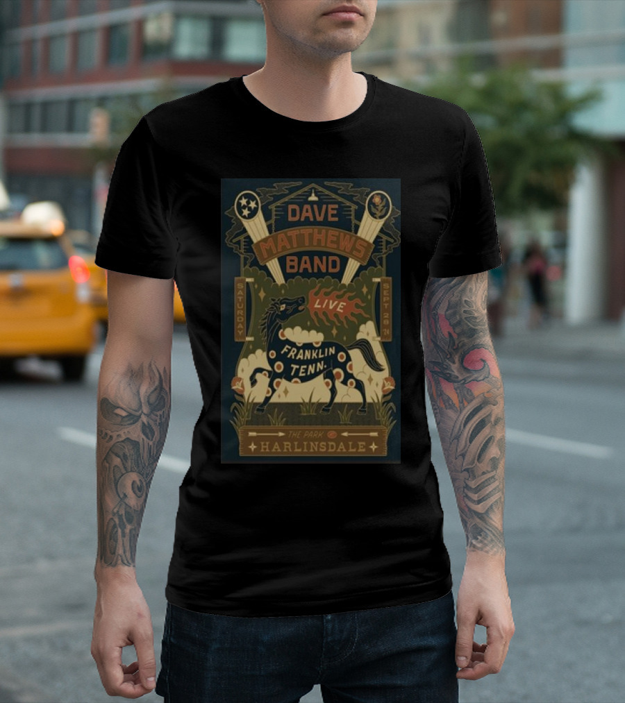 Dave Matthews Band Live Franklin TN September 28 2024 The Park Harlinsdale T-Shirt