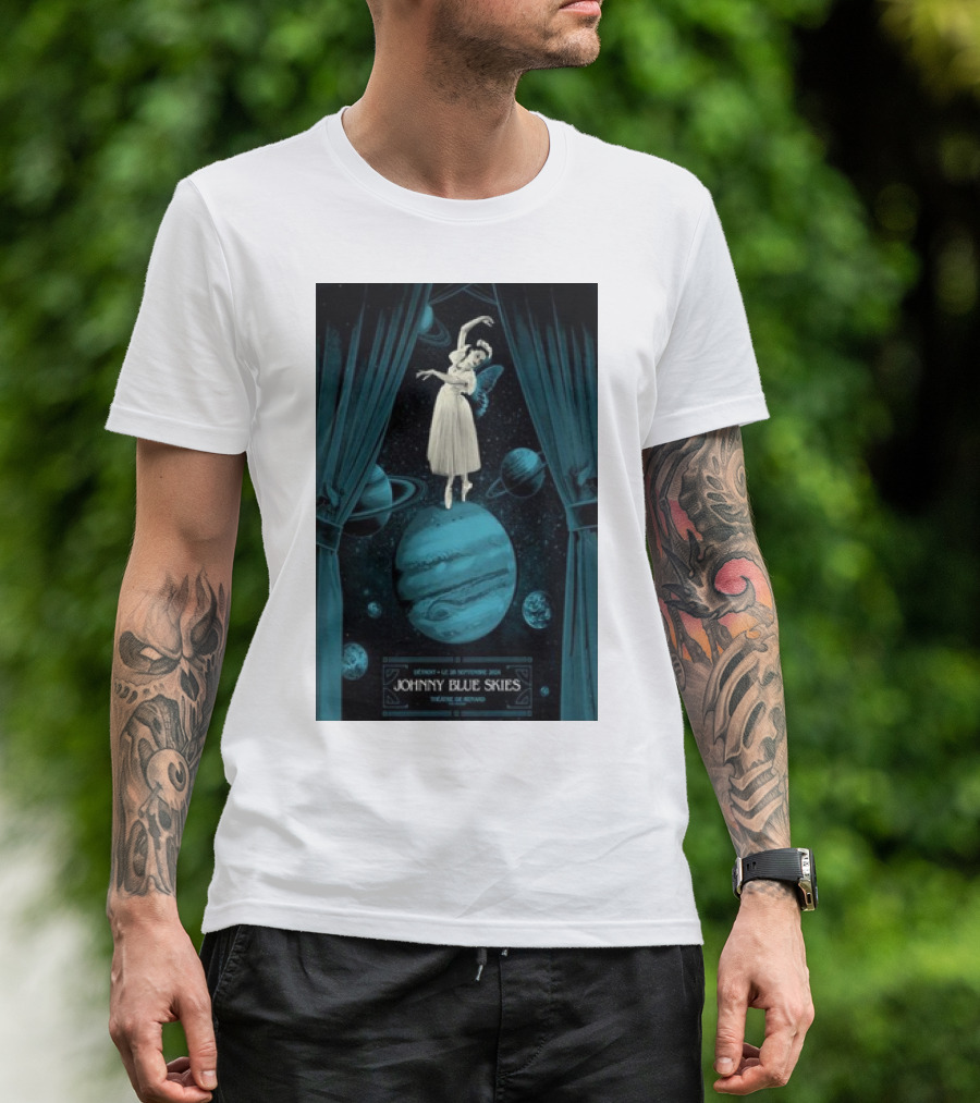 Johnny Blue Skies September 28 2024 Fox Theatre Detroit Ballet Dancer Planet T-Shirt