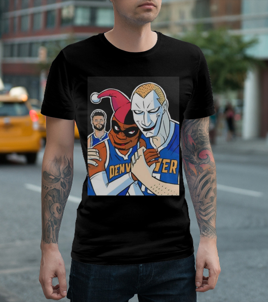 Jokic Russ Jokic Russell Westbrook Denver Nuggets Basketball Jokic Comic T-Shirt