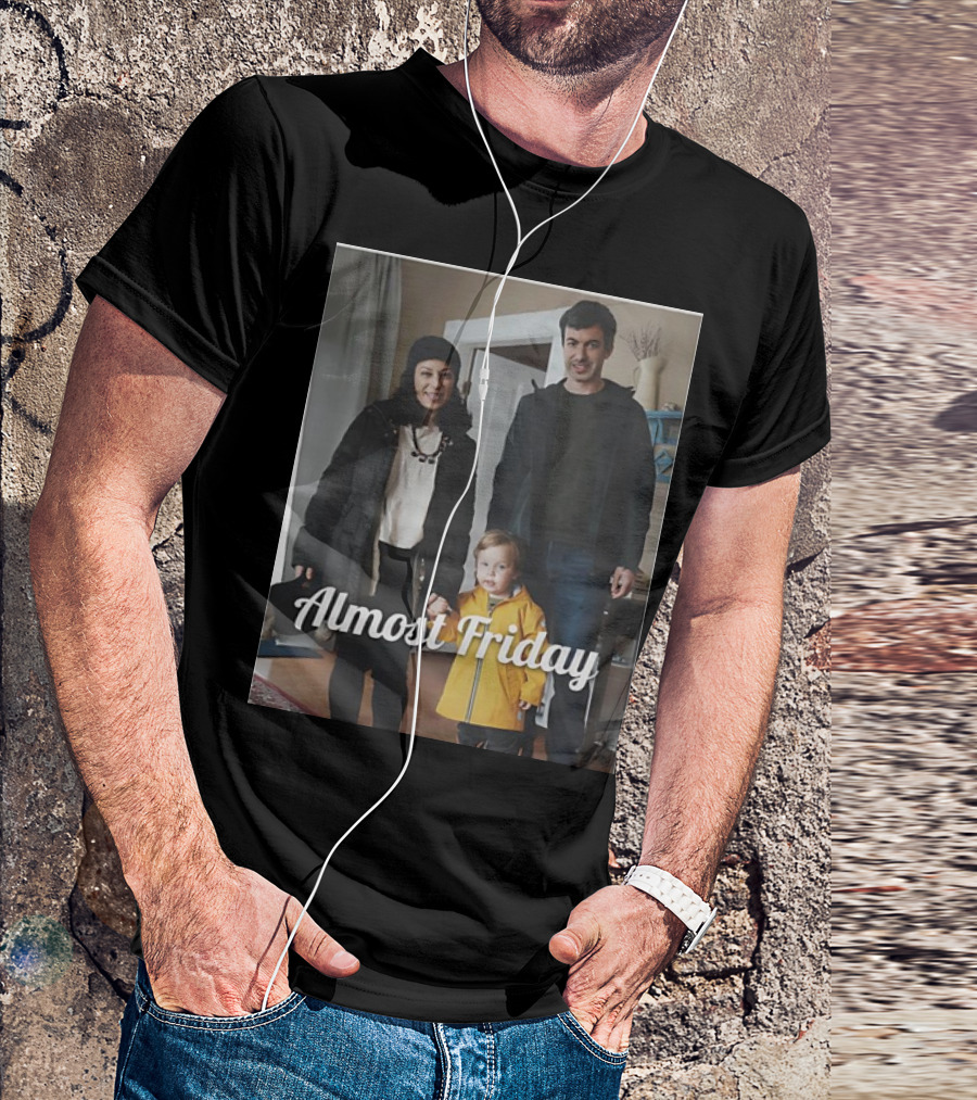 Nathan Fielder Family Almost Friday Cozy Home Scene T-Shirt