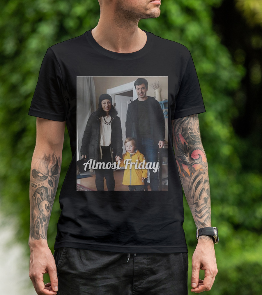 Nathan Fielder Family Almost Friday Cozy Home Scene T-Shirt
