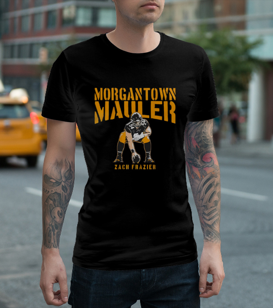 Zach Frazier Morgantown Mauler Football Player Number 54 T-Shirt