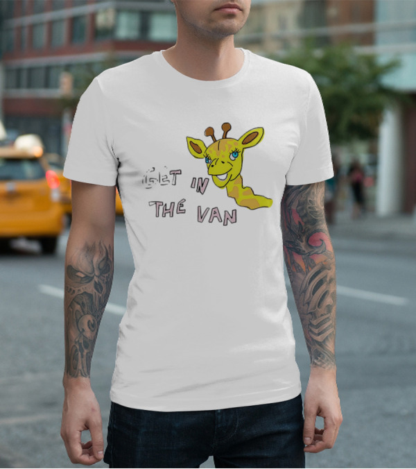 Giraffe Get In The Van Text Meme T-Shirt