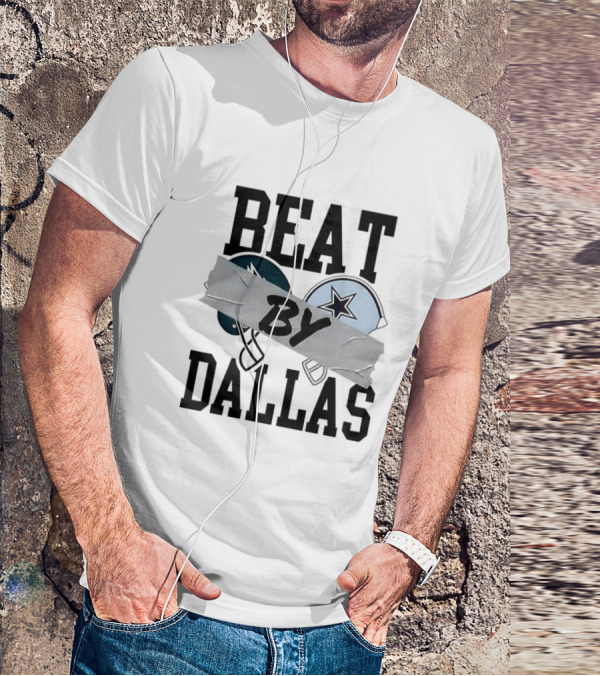 Philadelphia Eagles Beat Dallas Cowboys Rivalry Slogan Helmets T-Shirt