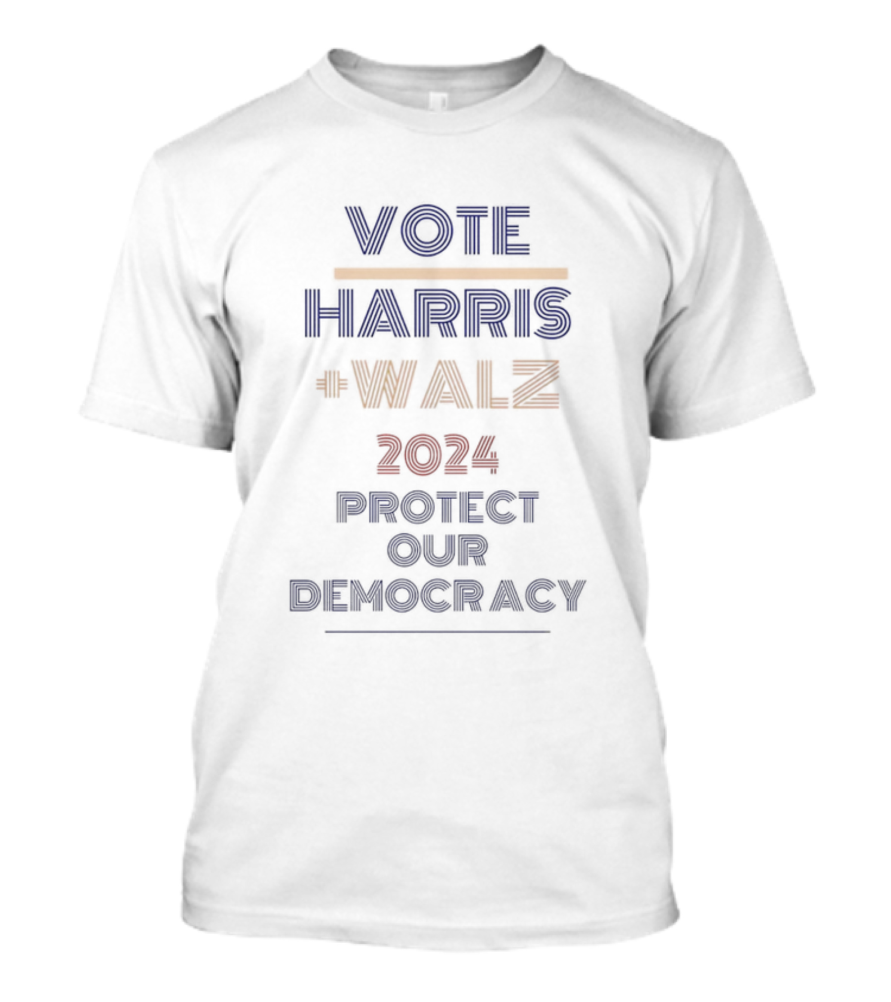 Vote Harris Walz 2024 Protect Our Democracy T-Shirt