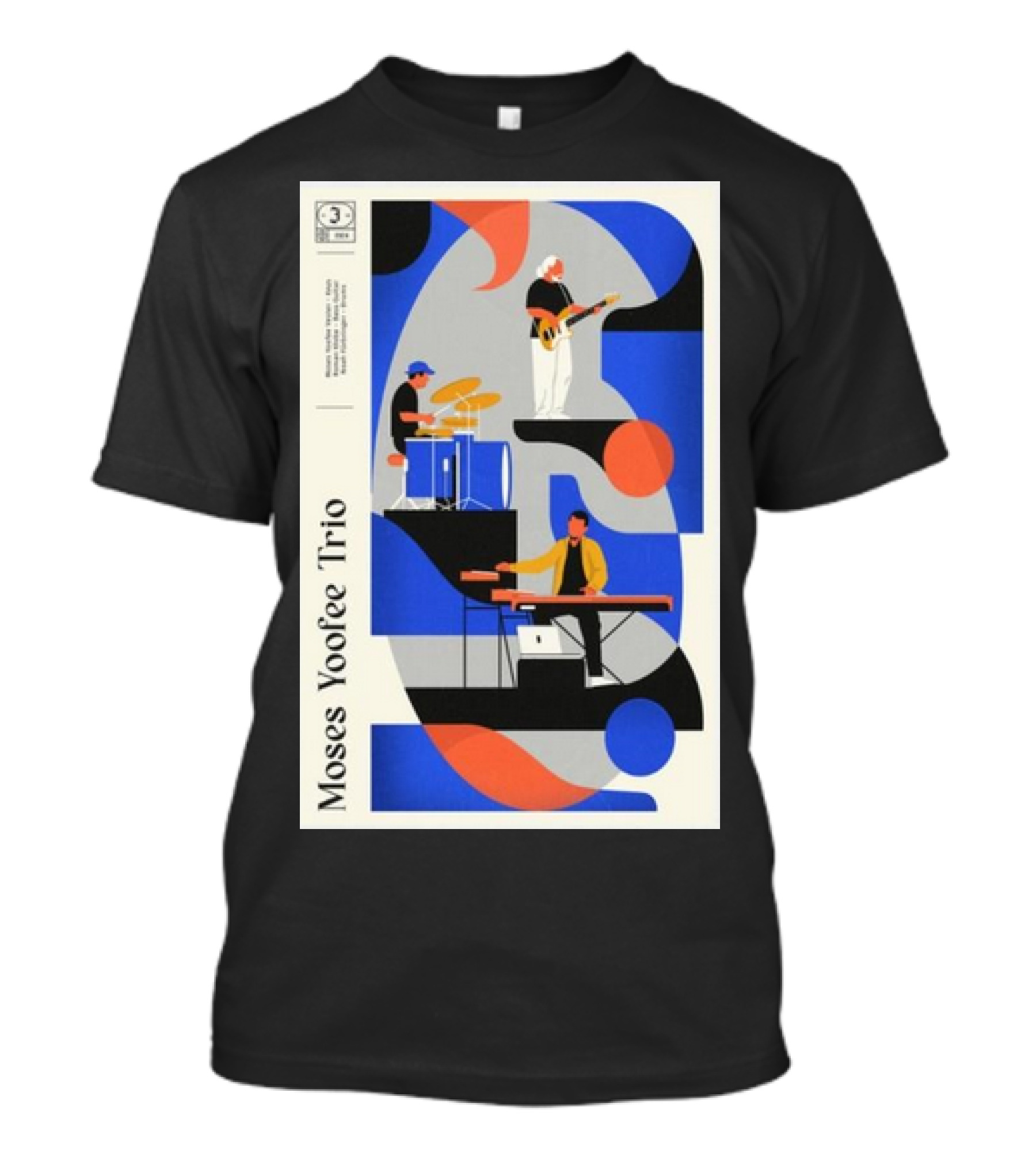 Moses Yoofee Trio Live At Jassmine Warszawa Poland October 11 T-Shirt