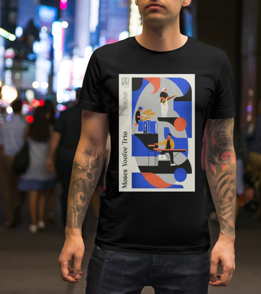 Moses Yoofee Trio Live At Jassmine Warszawa Poland October 11 T-Shirt
