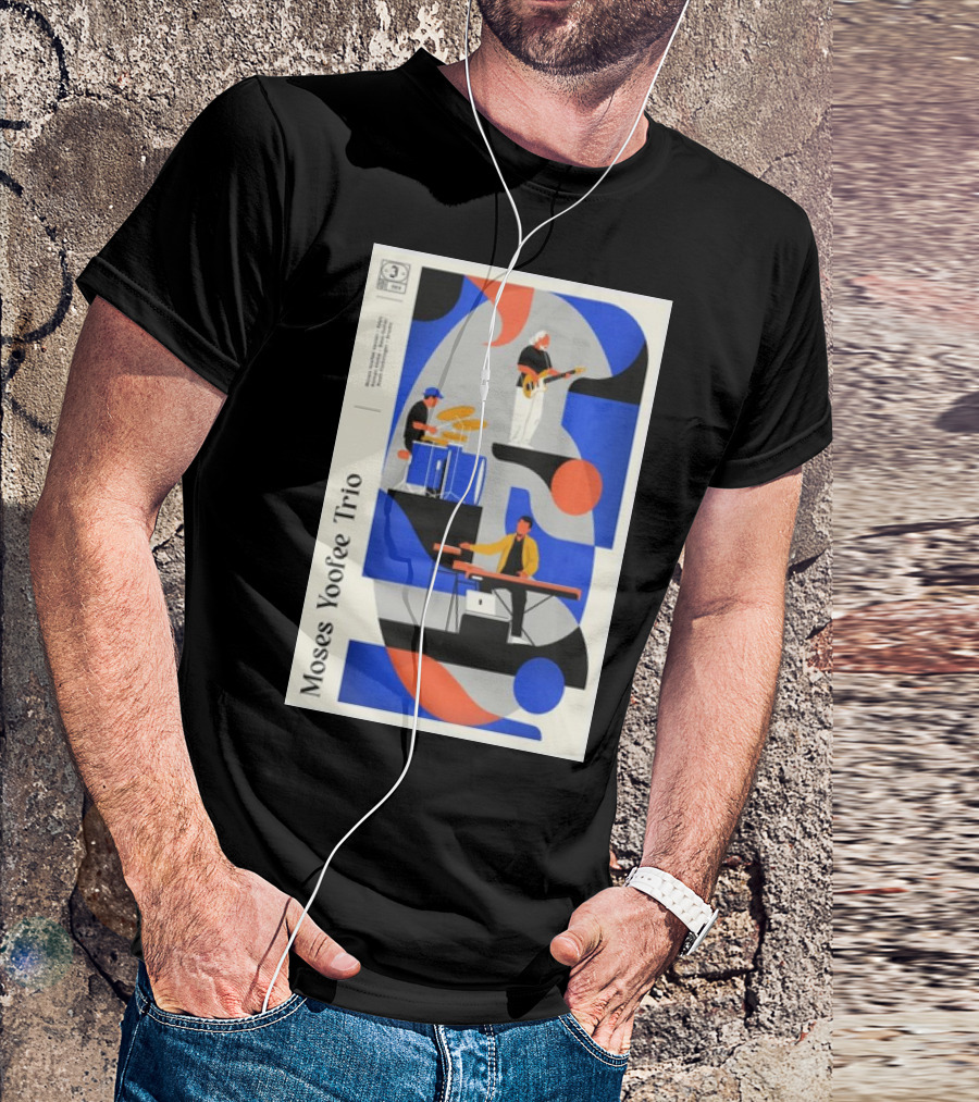 Moses Yoofee Trio Live At Jassmine Warszawa Poland October 11 T-Shirt