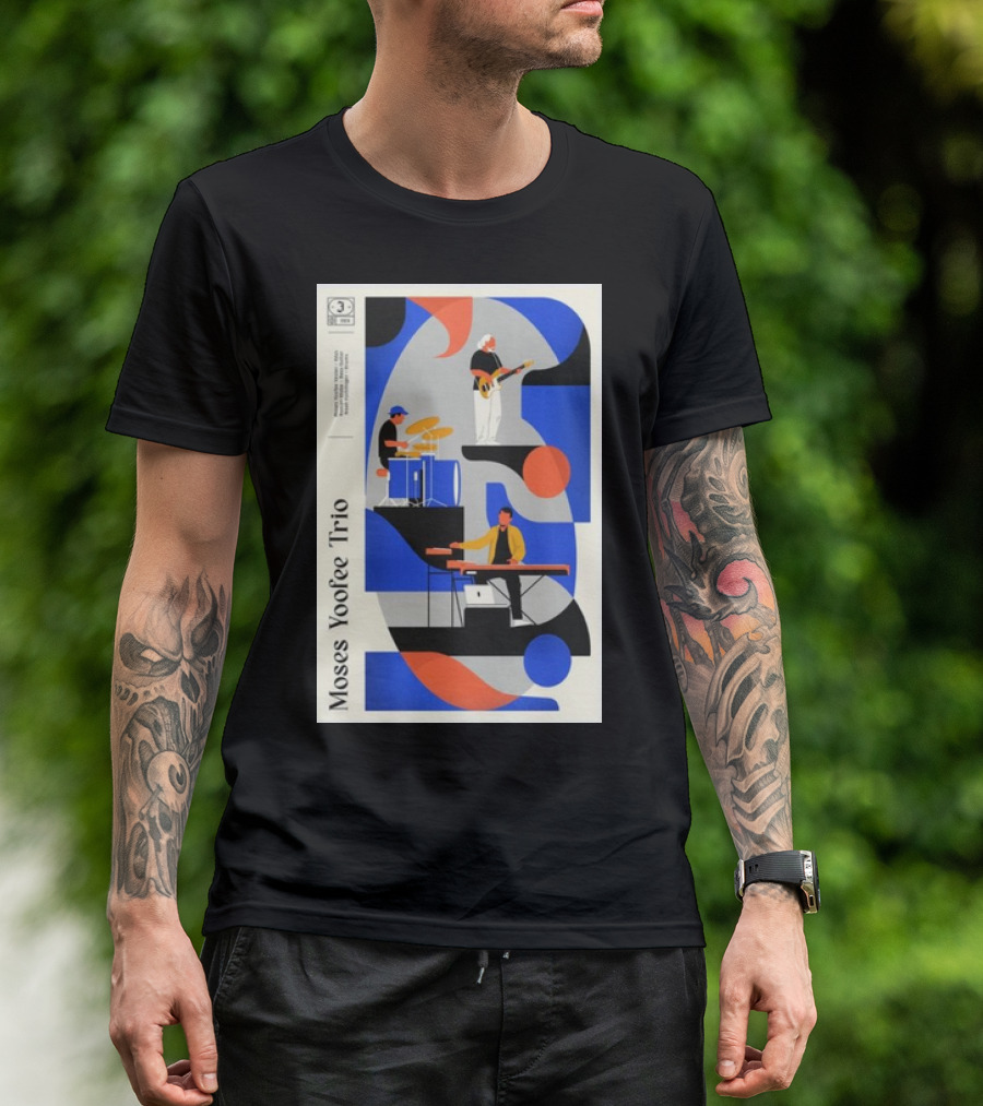 Moses Yoofee Trio Live At Jassmine Warszawa Poland October 11 T-Shirt
