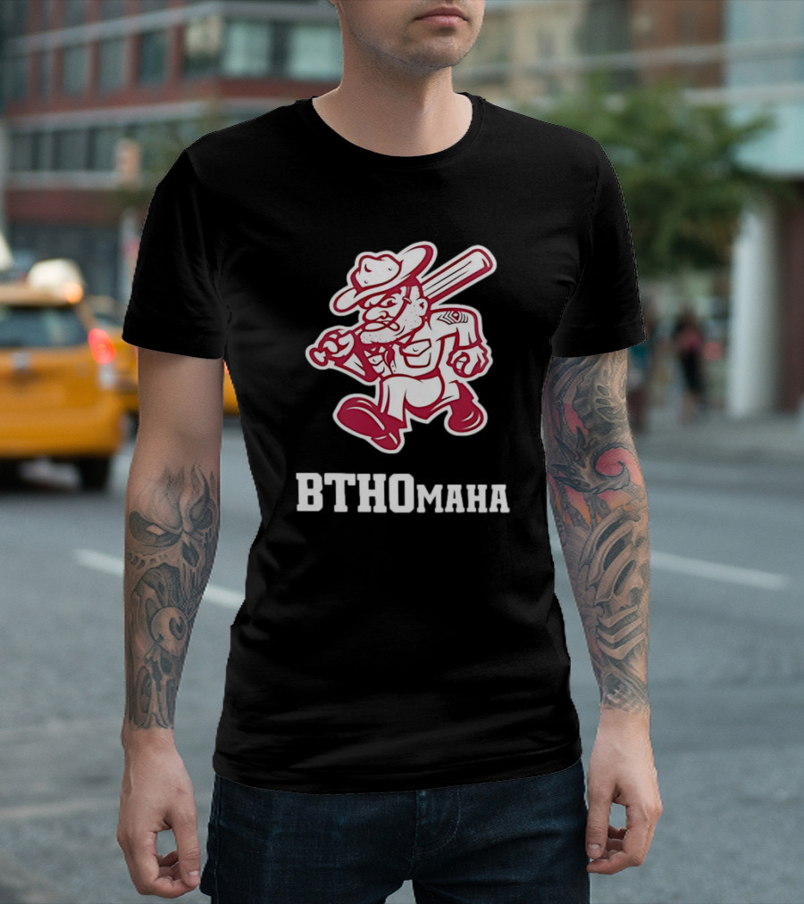 Texas A&M Aggies BTHOmaha Baseball Mascot T-Shirt