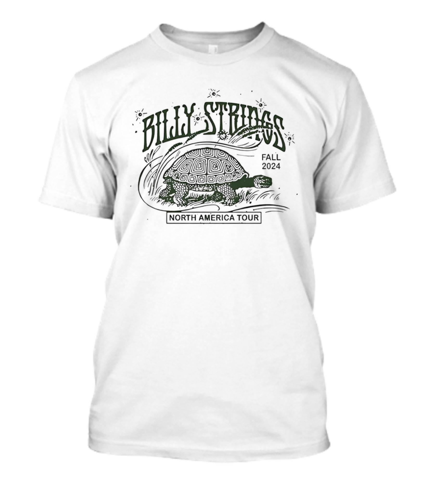 Billy Strings Fall 2024 North America Tour Turtle T-Shirt