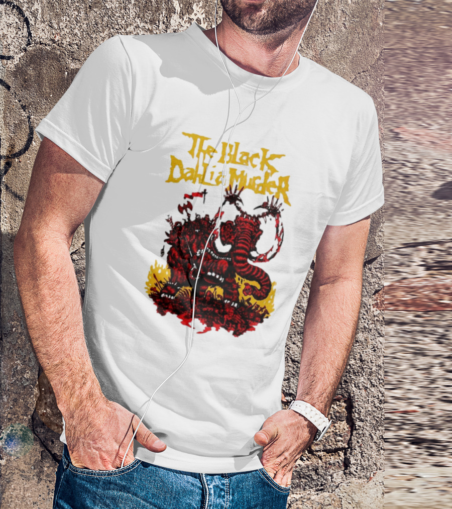 The Black Dahlia Murder Red Mammoth Battle Scene T-Shirt