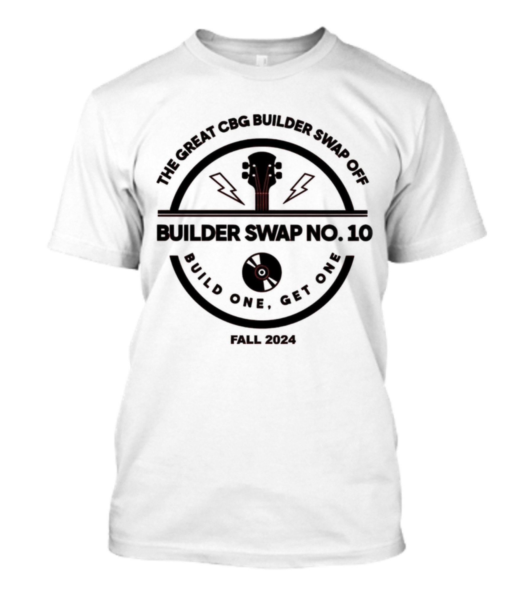 The Great CBG Builder Swap Off Fall 2024 Builder Swap No. 10 Build One Get One T-Shirt