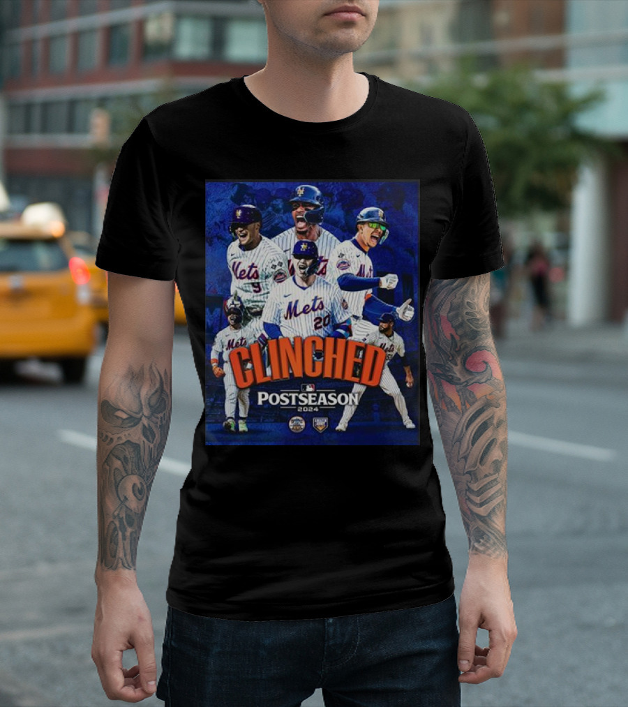New York Mets Clinched Postseason T-Shirt
