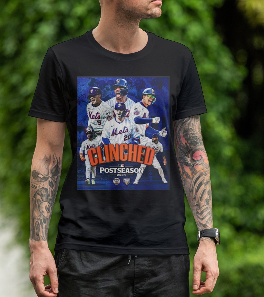 New York Mets Clinched Postseason T-Shirt
