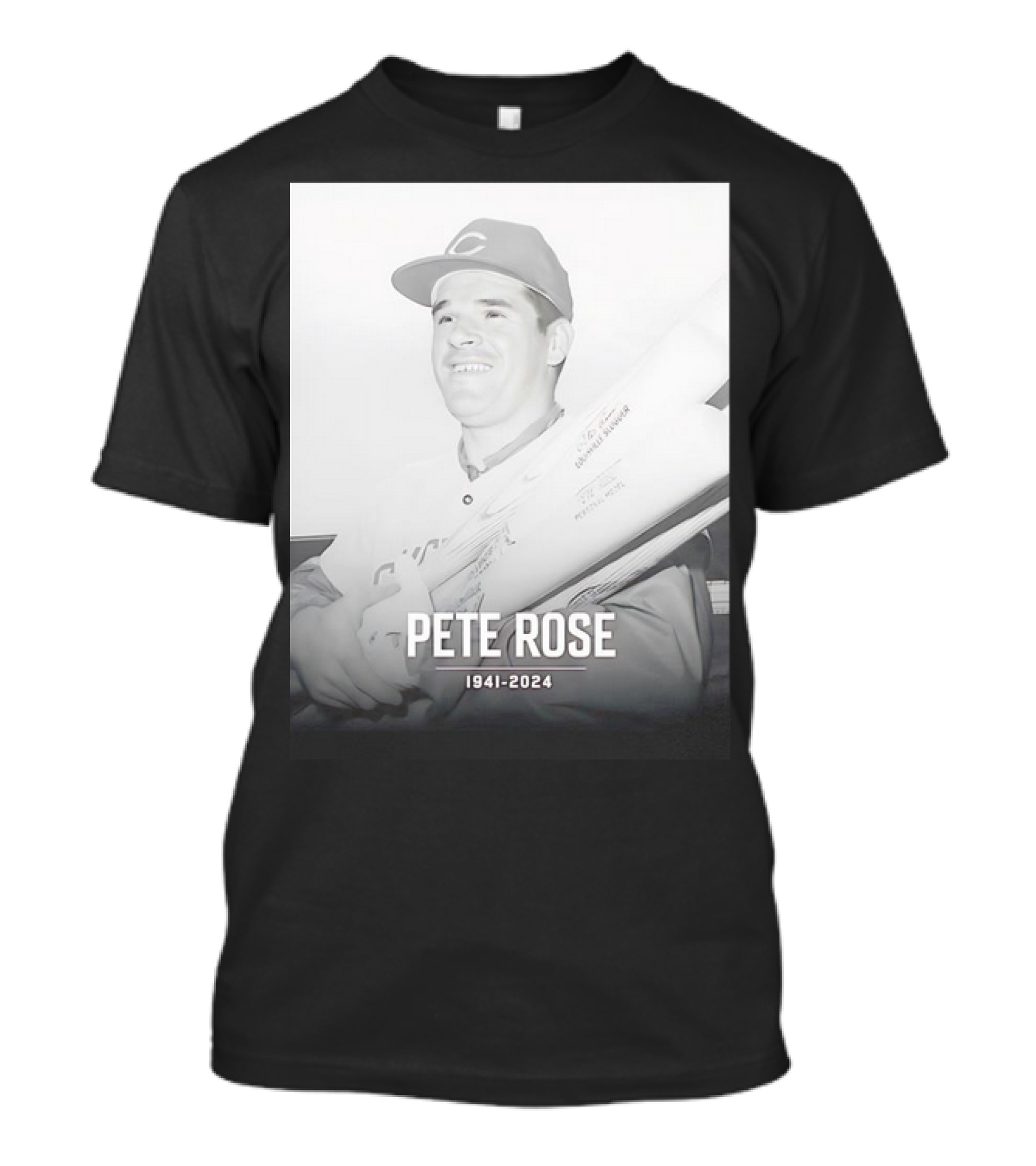 Cincinnati Reds Pete Rose 1941-2024 Thank You For Memories T-Shirt