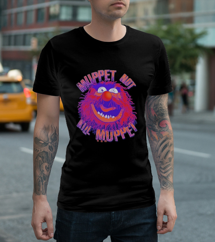 Muppet Not Kill Muppet Animal 1984 T-Shirt