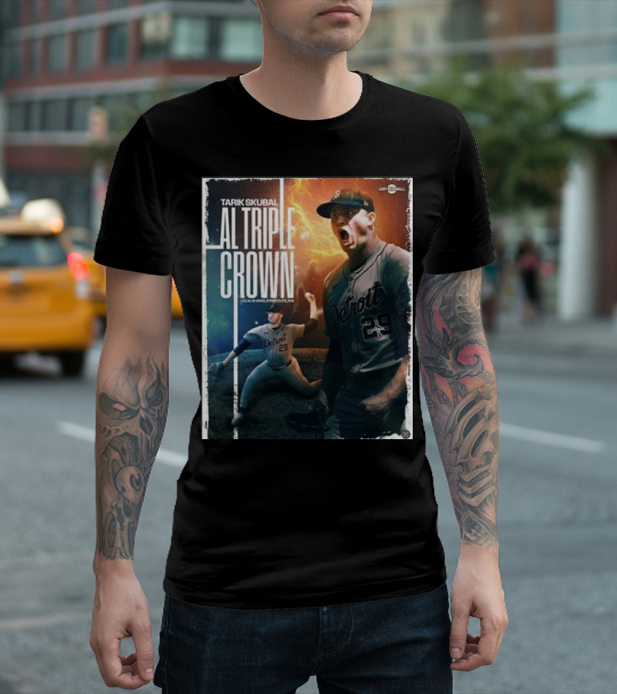 TARIK SKUBAL DETROIT 29 AL TRIPLE CROWN T-Shirt