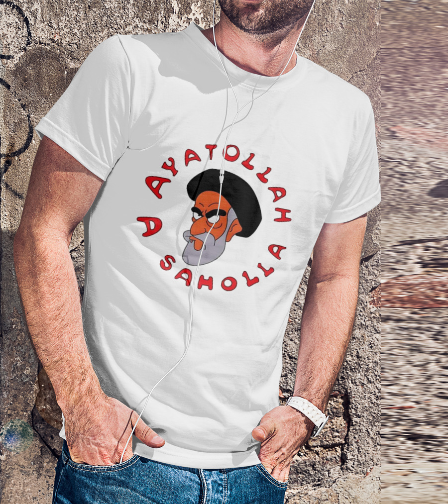Ayatollah Asaholla Simpsons Iconic Cartoon Character T-Shirt