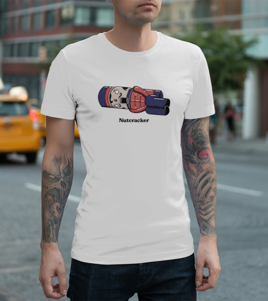 Nutcracker Got His Nuts Cracked Cartoon Nutcracker T-Shirt