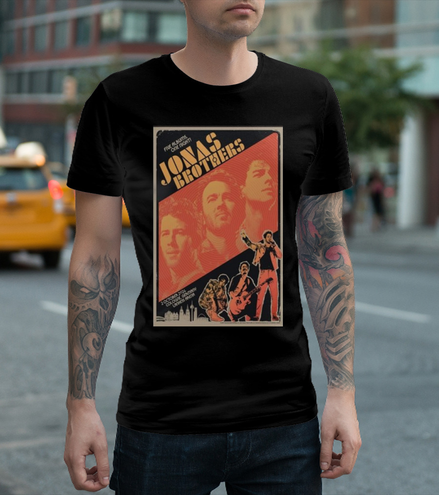 Jonas Brothers Five Albums One Night October 2, 2024 Lanxess Arena Cologne Germany T-Shirt