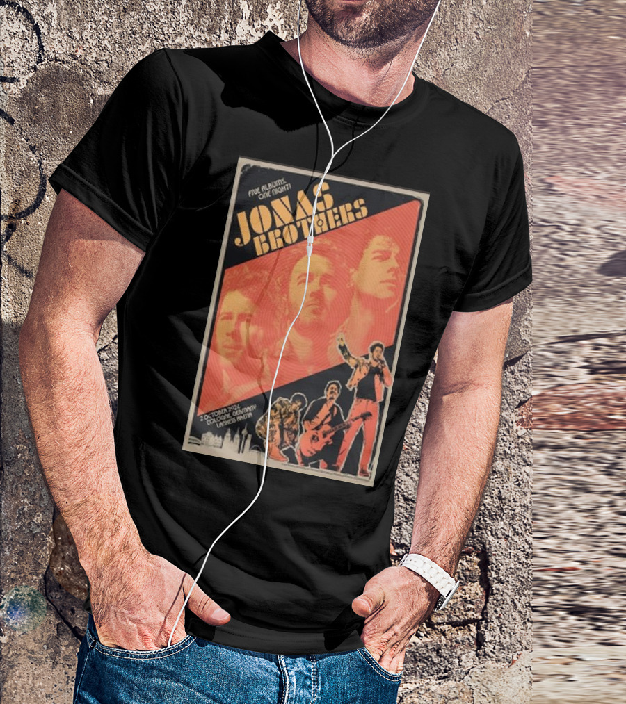 Jonas Brothers Five Albums One Night October 2, 2024 Lanxess Arena Cologne Germany T-Shirt