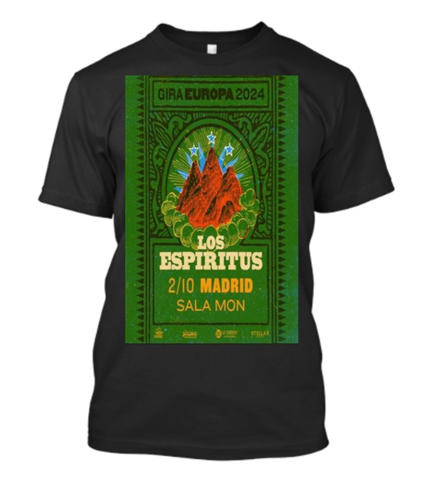 Los Espíritus Gira Europa 2024 October 02 Sala MON Madrid Event T-Shirt