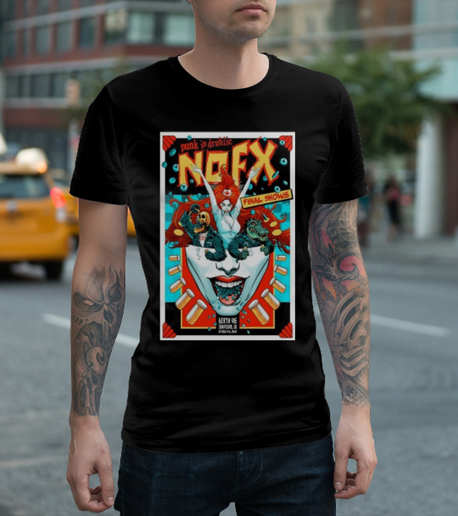 NOFX Punk In Drublic Final Shows October 4-6 2024 Berth 46 San Pedro CA T-Shirt