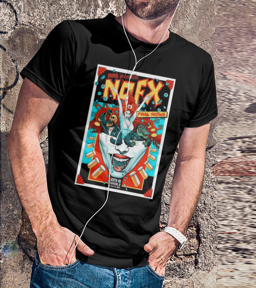 NOFX Punk In Drublic Final Shows October 4-6 2024 Berth 46 San Pedro CA T-Shirt