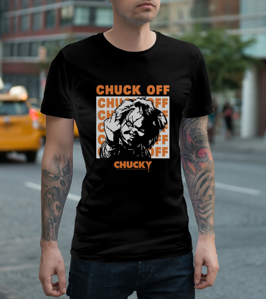 Riot Society Chucky Chuck Off Horror Icon Rebellion T-Shirt