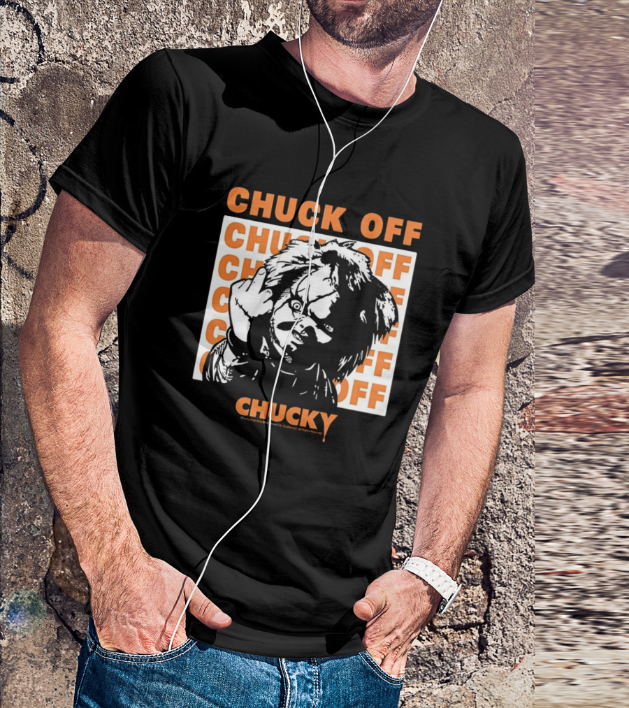 Riot Society Chucky Chuck Off Horror Icon Rebellion T-Shirt