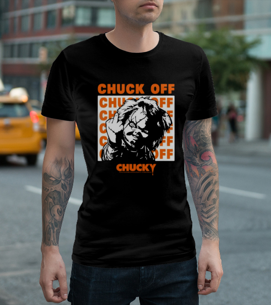 Chuck Off Chucky Horror Icon Society T-Shirt