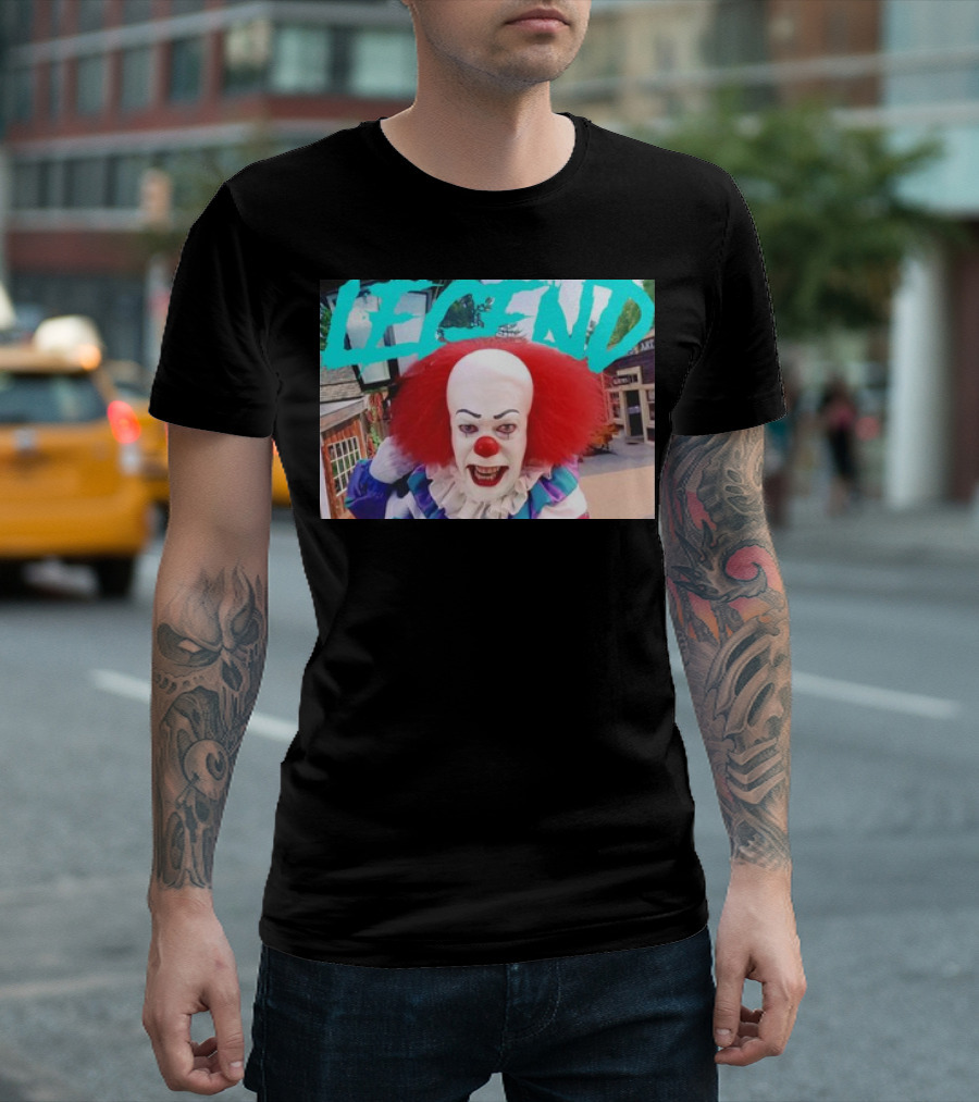 The Pennywise Spooky Legend Retro Clown Horror T-Shirt
