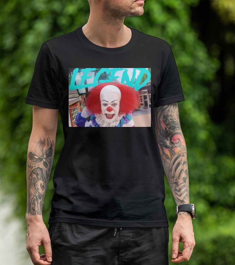 The Pennywise Spooky Legend Retro Clown Horror T-Shirt