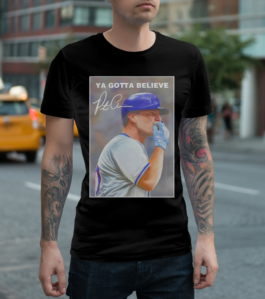 Pete Alonso New York Mets Ya Gotta Believe Chef’s Kiss T-Shirt