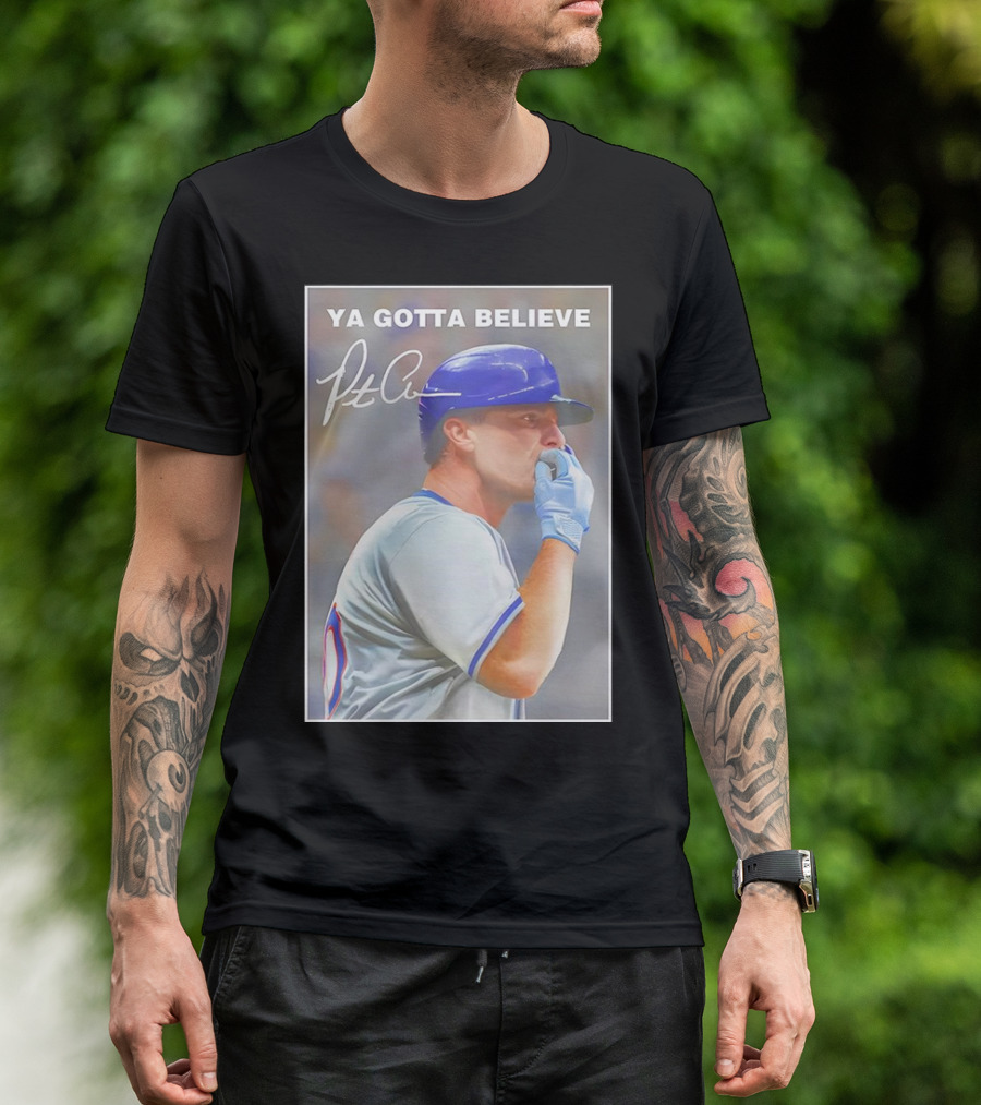 Pete Alonso New York Mets Ya Gotta Believe Chef’s Kiss T-Shirt