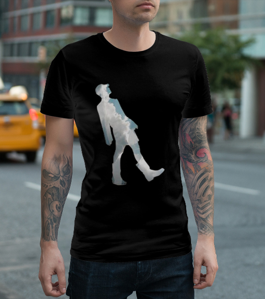 Woosung 4444 Cloud Silhouette Stroll T-Shirt