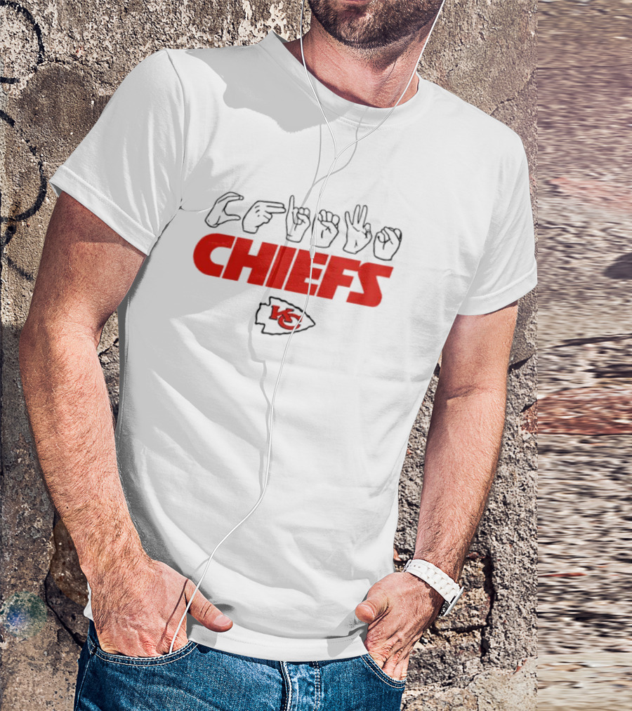 Chiefs Love Sign KC Arrowhead Football Chiefs T-Shirt