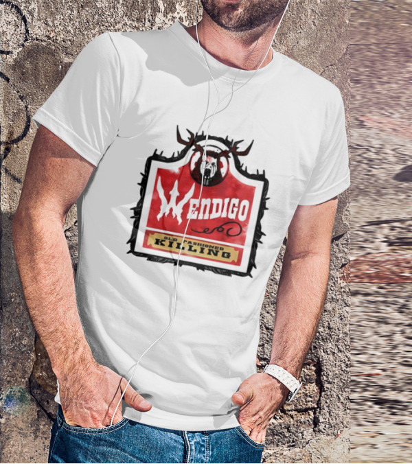 Mongrel Tees Wendigo Old Fashioned Killing Retro T-Shirt