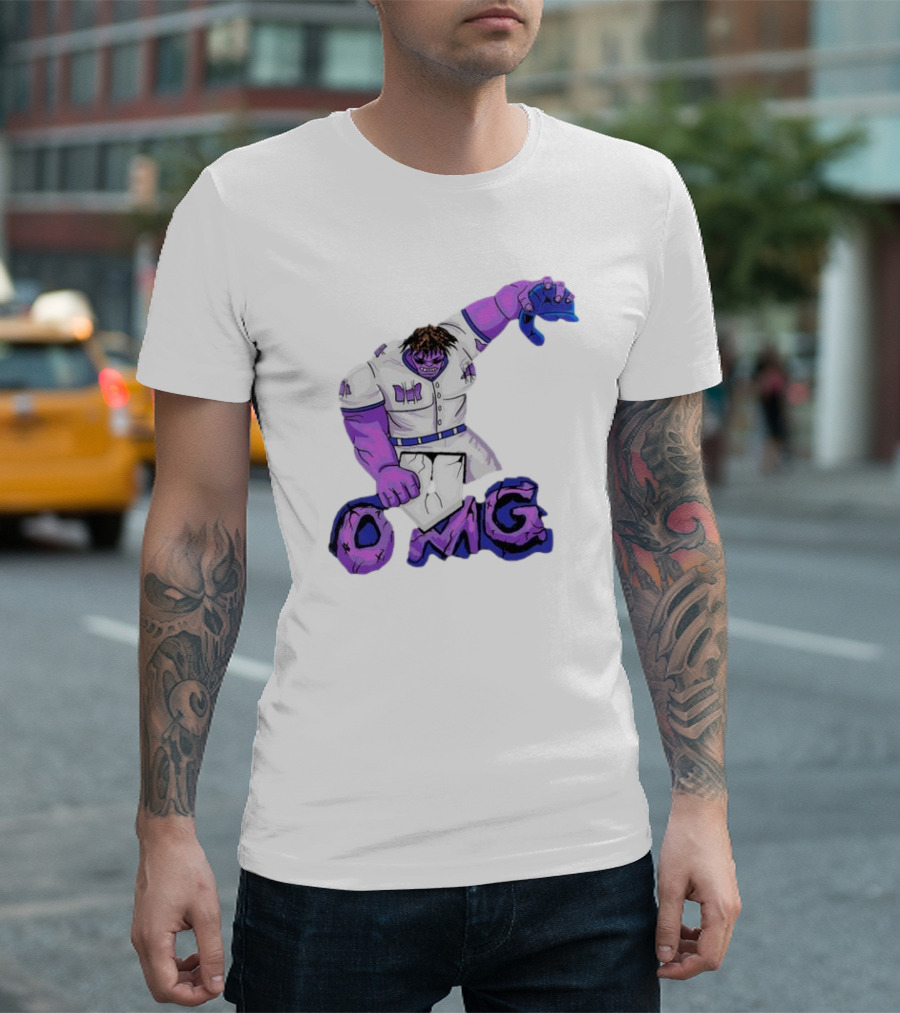 New York Mets OMG Hulk Baseball Smash T-Shirt
