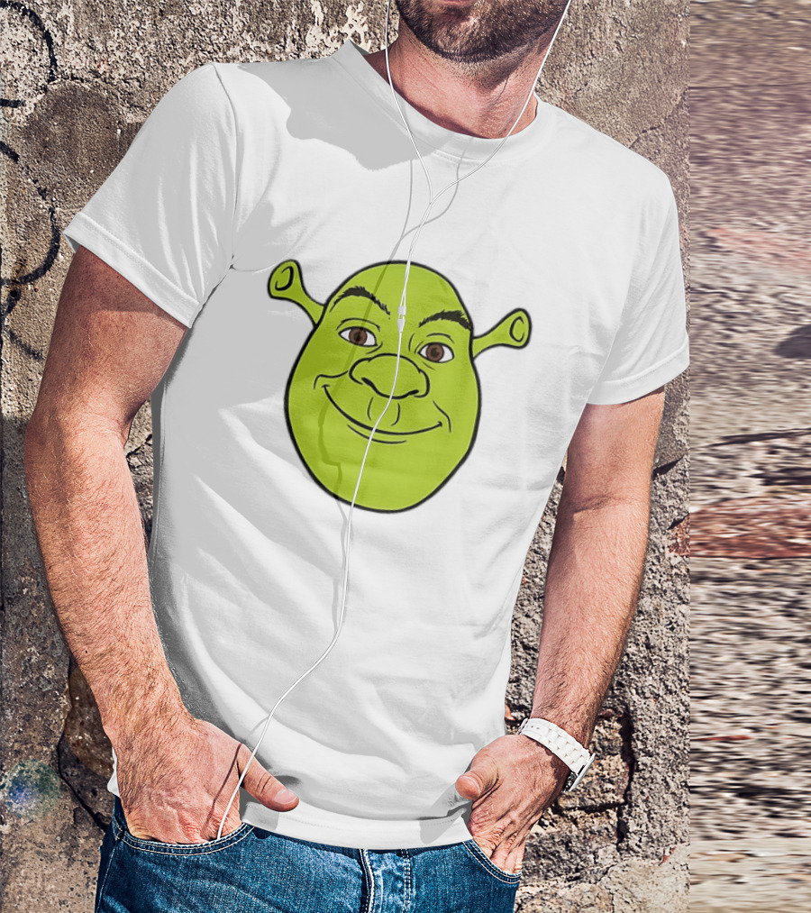 Shrek Big Face Smile Iconic Character Recognition T-Shirt